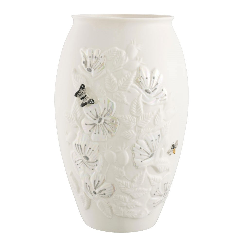 Irish Wild Rose 10" Vase