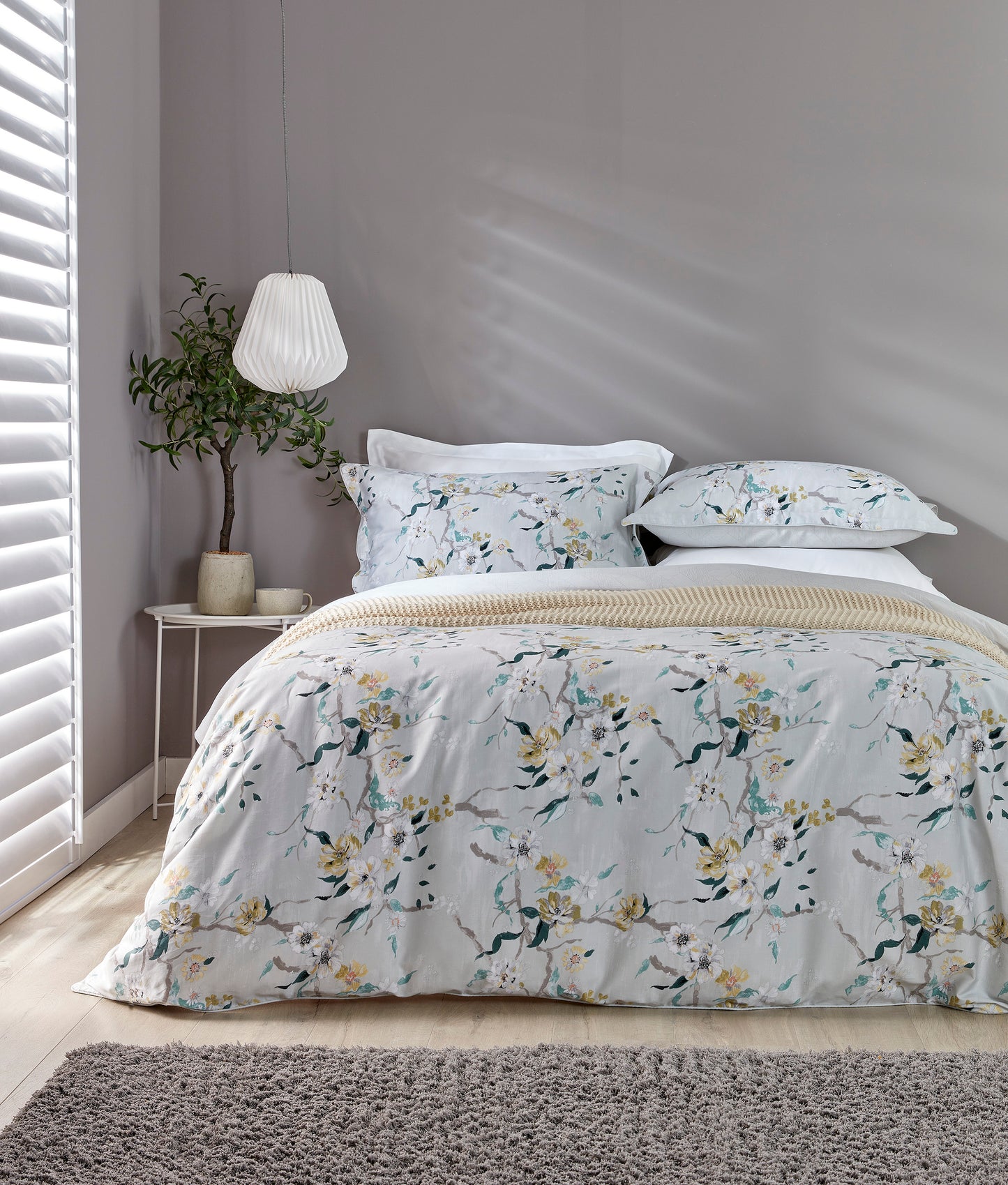 Christy Katsura Duvet Set Spruce