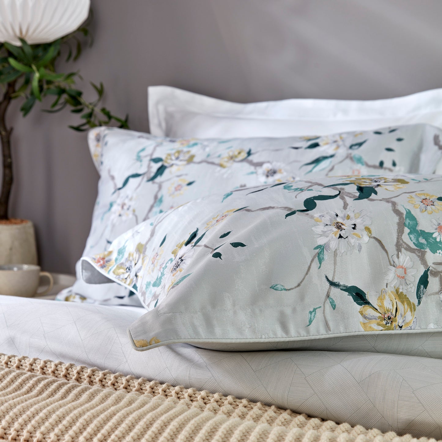Christy Katsura Duvet Set Spruce