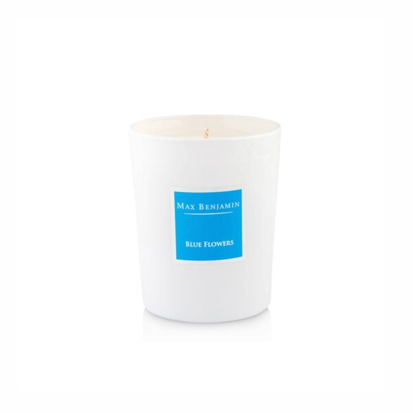Blue Flowers Luxury Natural Candle
