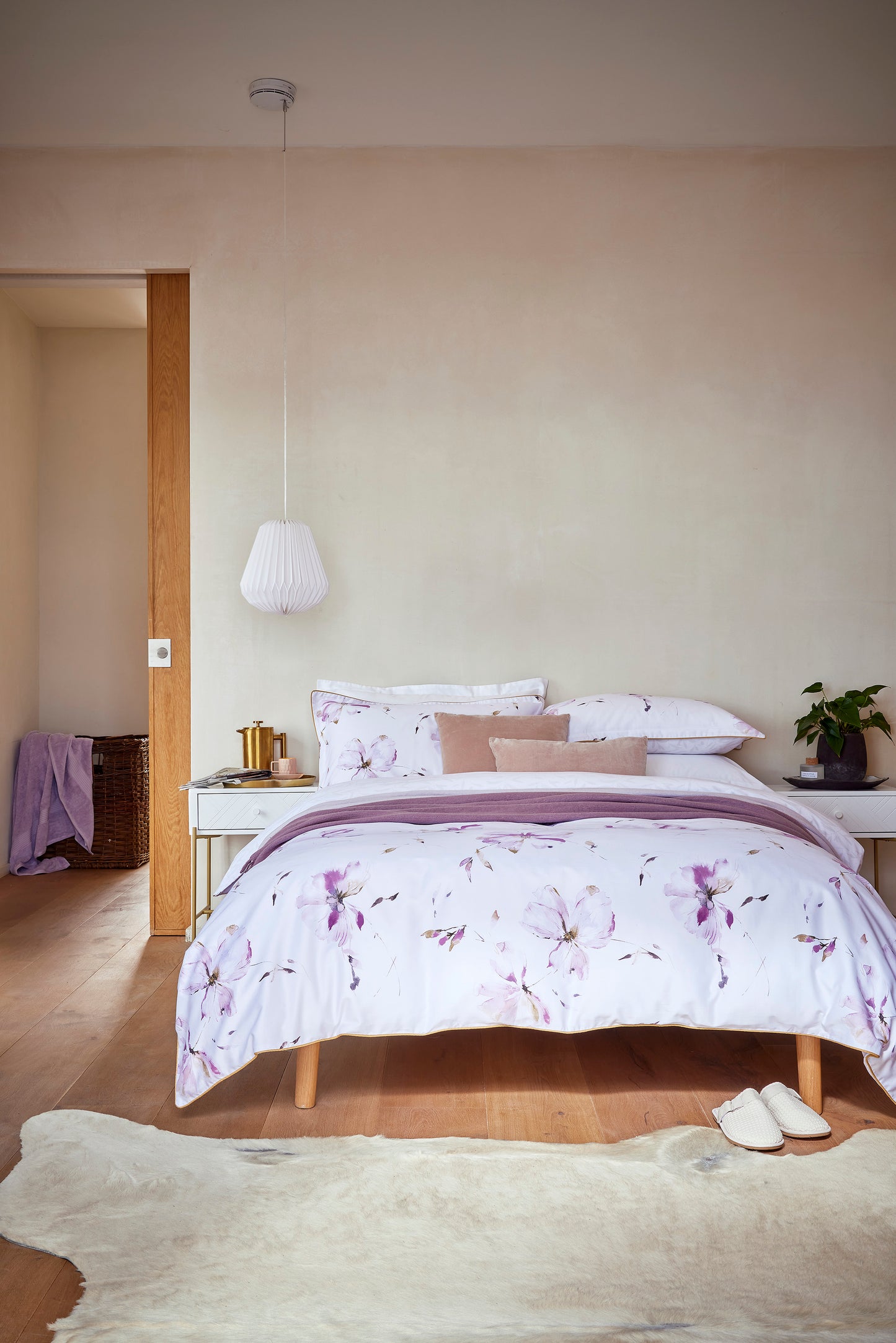 Christy Matsu Duvet Set Rose