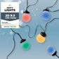 Multicoloured LED budget partylight steady outdoor