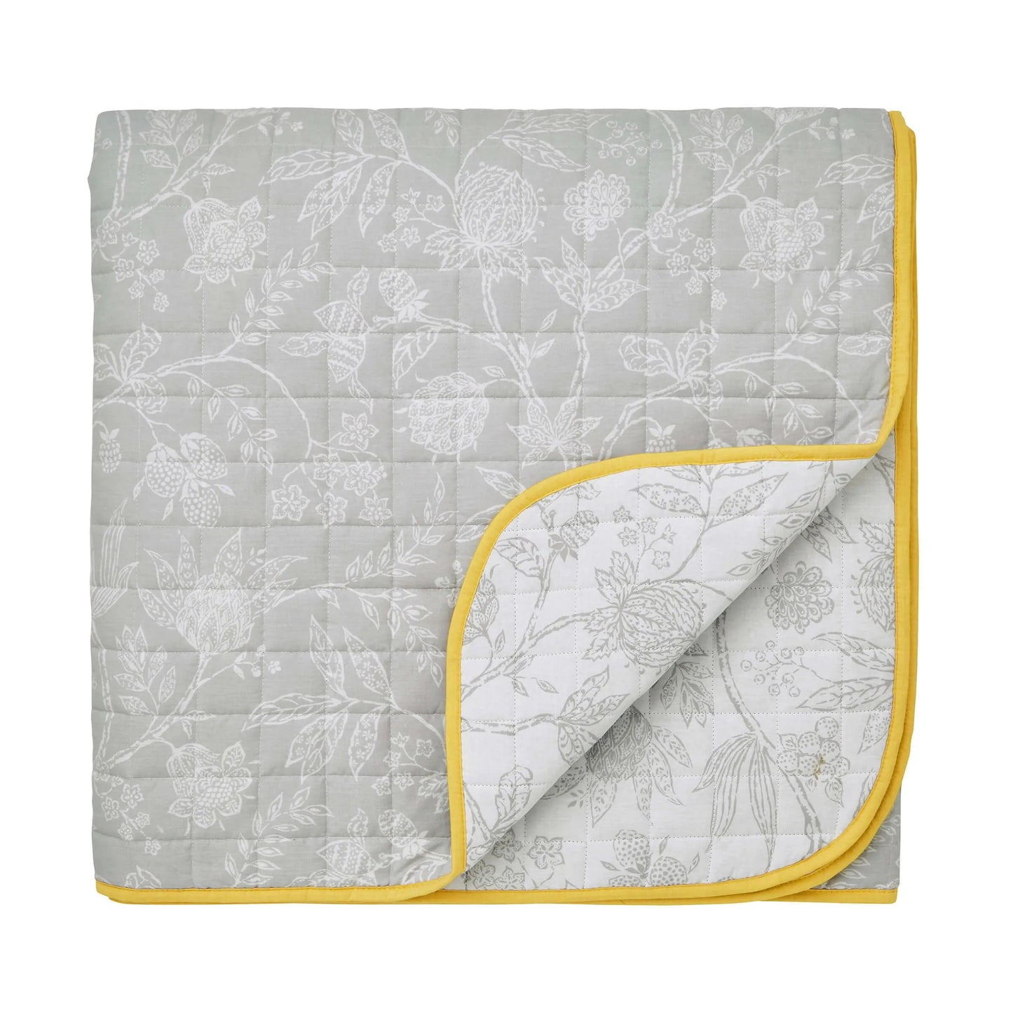 Solaine Quilted Throw 260X265CM GREY