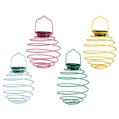 Solar garden light iron steady