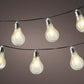 Solar stringlights plastic flashing effect 50L