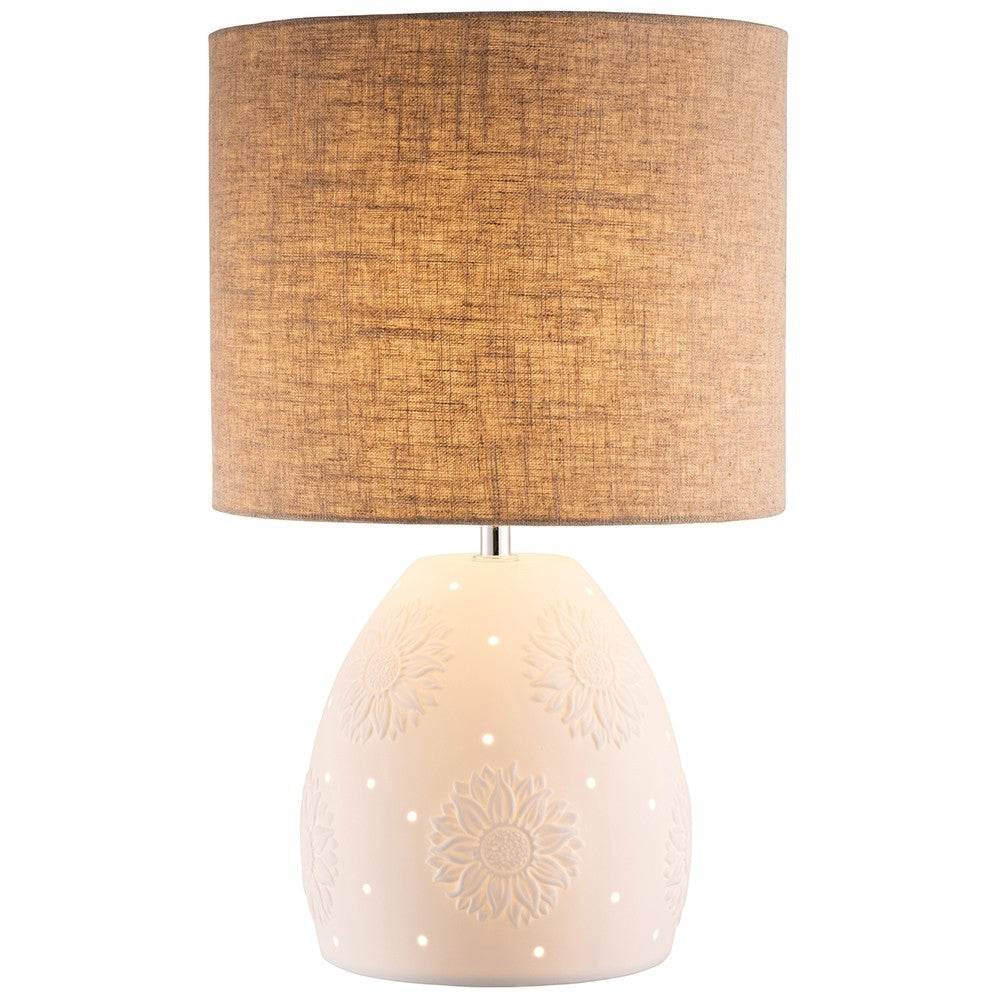 Sunflower Lamp & Shade  (Double Bulb)