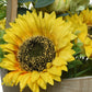 Sunflower in pot polyester H31cm
