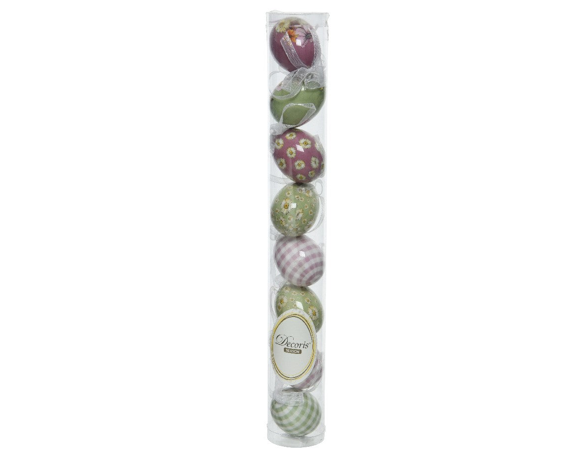 Tube of 8 Easter Eggs asstd colours