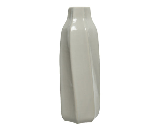 White Vase earthenware H26cm