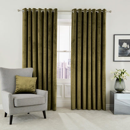 ESCALA LINED CURTAINS 90X90 (229X229CM)