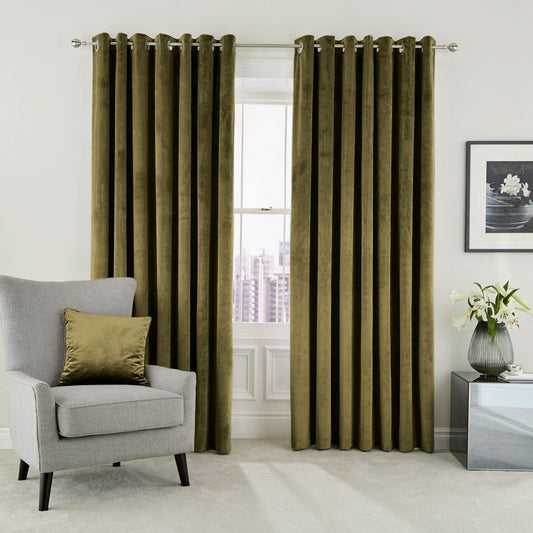 ESCALA LINED CURTAINS 90X90 (229X229CM)