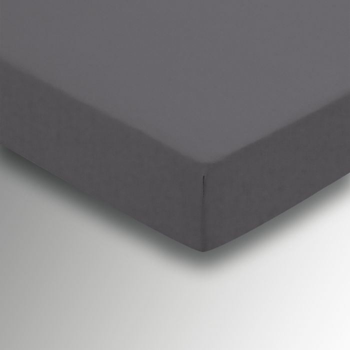 50/50 Plain Dye Percale Fitted Sheet, Charcoal