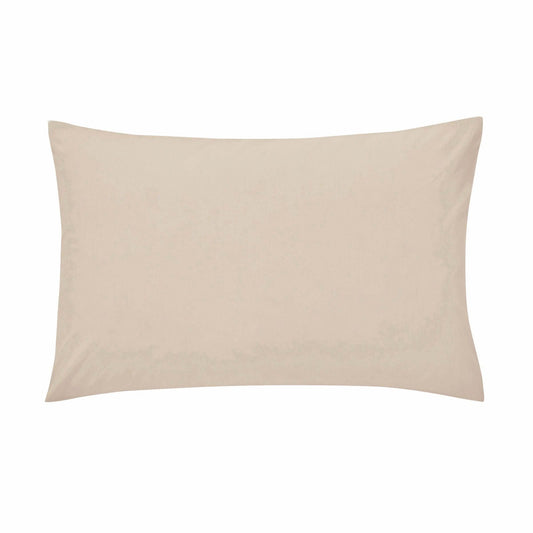 HELENA SPRNGIFIELD PLAIN DYE PILLOW CASE STD STONE