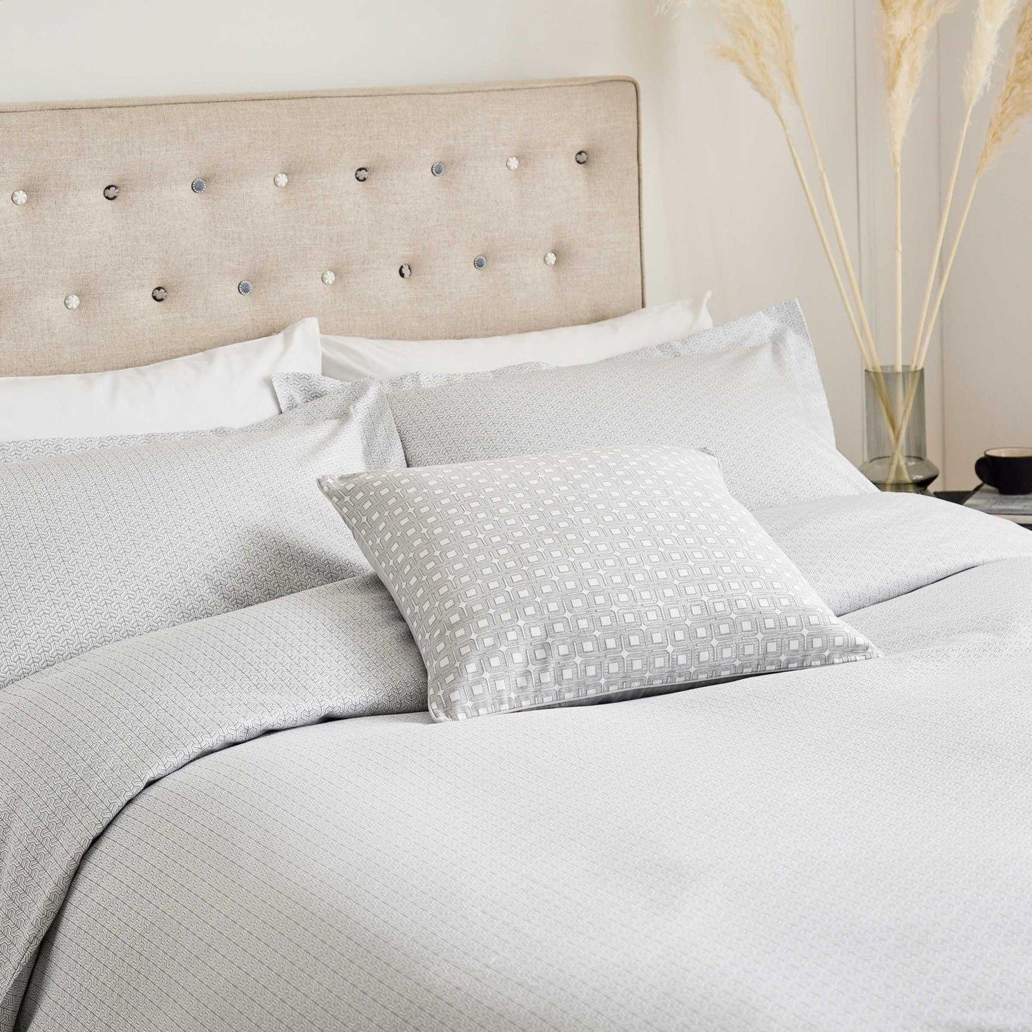 NIKKO DUVET SET - SILVER