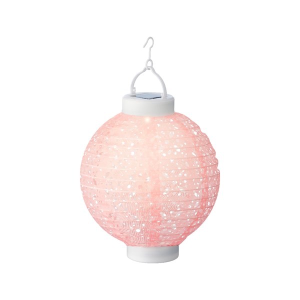 Solar round lantern nylon