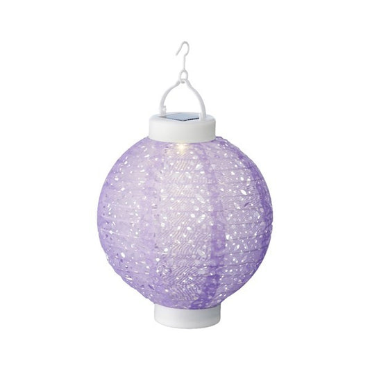 Solar round lantern nylon