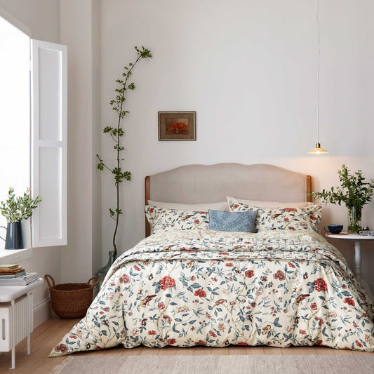 SISSINGHURST DUVET SET - RUBY