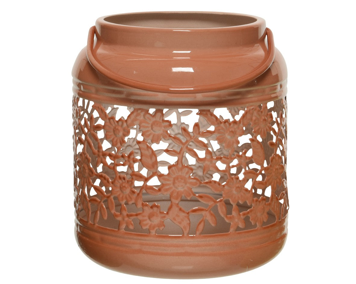 Tealightholder iron H13cm
