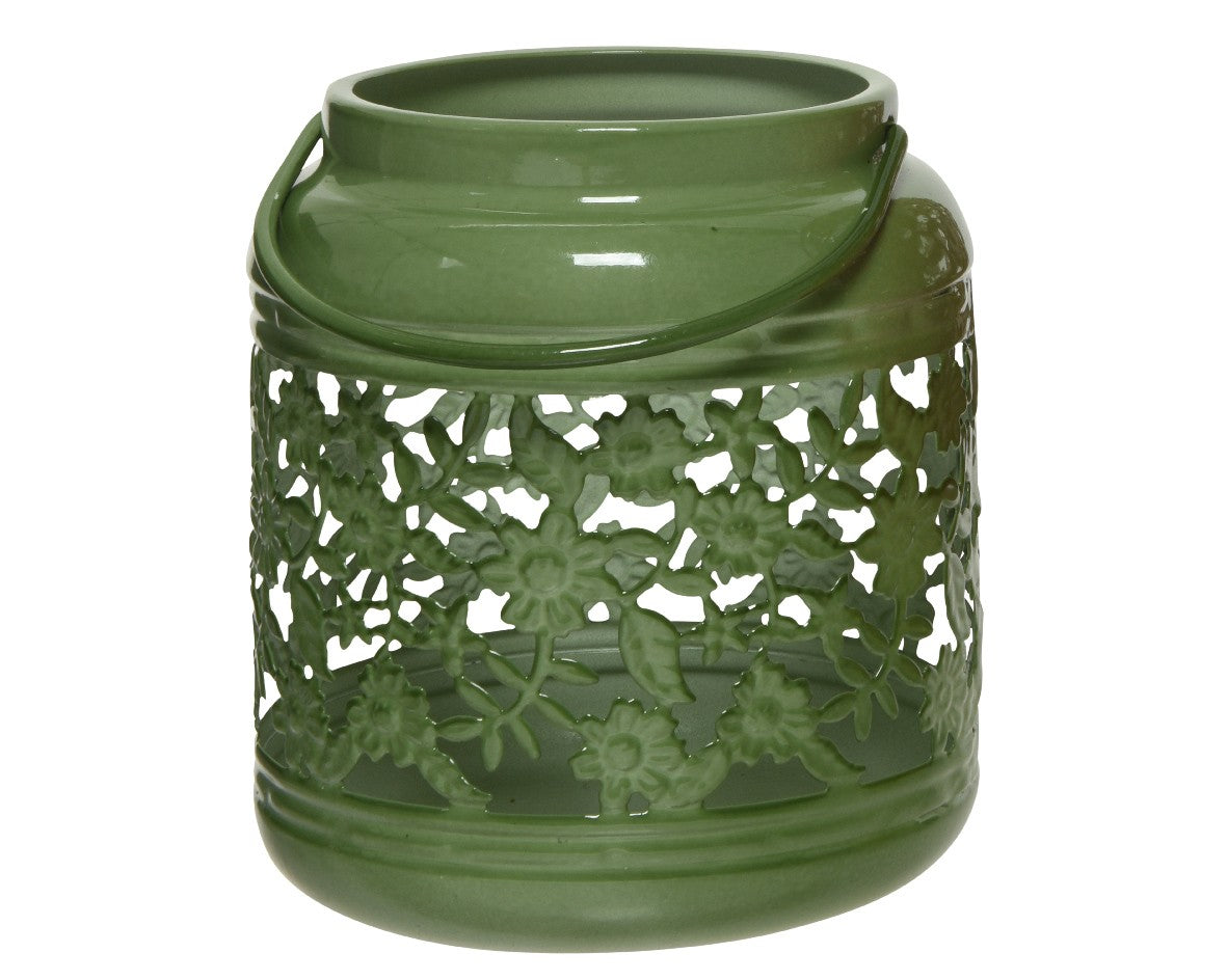 Tealightholder iron H13cm